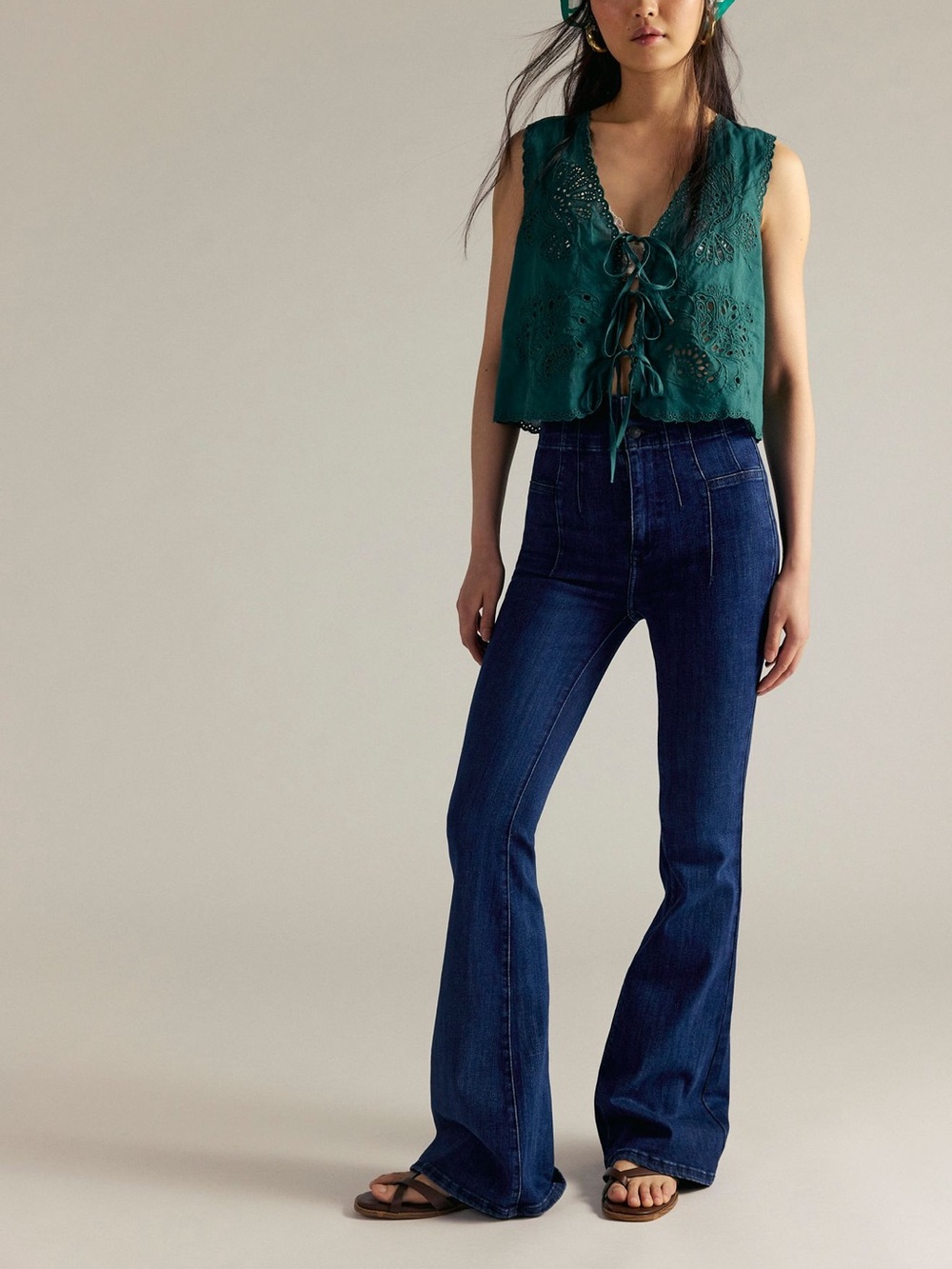 We The Free Jayde Flare Jeans in Night Sky